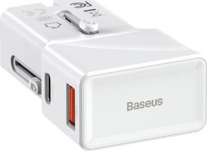 Ładowarka Baseus 1x USB-A 1x USB-C 3 A (BSU1627WHT) 4