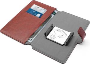 Puro PURO Universal Wallet - Uniwersalne etui obrotowe 360 z kieszeniami na karty, rozmiar XXL (czerwony) 2