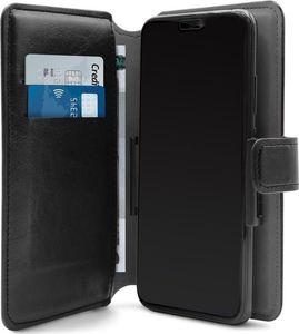 Puro PURO Universal Wallet - Uniwersalne etui obrotowe 360 z kieszeniami na karty, rozmiar XL (czarny) 1