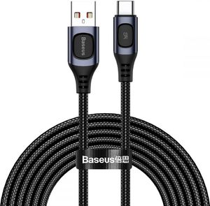 Kabel USB Baseus USB-A - USB-C 2 m Szary (6953156226982) 1
