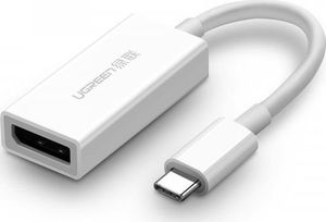 Adapter USB Ugreen MM130 USB-C - DisplayPort Biały  (UGR453WHT) 1