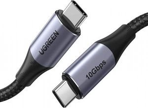 Kabel USB Ugreen USB-C - USB-C 1 m Szary (UGR455BLK) 1