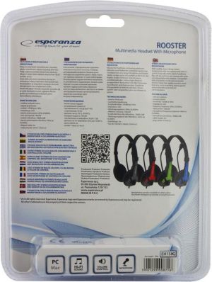 Słuchawki Esperanza Rooster  (EH158K) 2