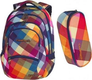 Coolpack Plecak szkolny College Candy check + piórnik 1