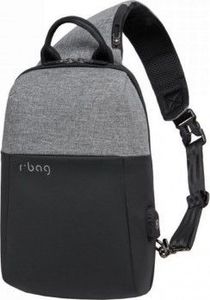 Plecak R-bag Plecak męski na tablet z USB Magnet Grey rBAG luksusowy 1