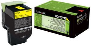 Toner Lexmark 80C2XYE Yellow Oryginał  (80C2XYE) 1