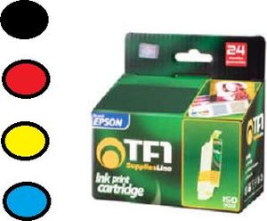 Tusz TelForceOne 8x Tusz TFO Epson 711-714 (T0711-T0714) 2xczarny + 2xniebieski + 2xczerwony + 2xżółty 1