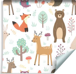 Muralo Tapeta Dla Dzieci - Leśne Zwierzątka 1