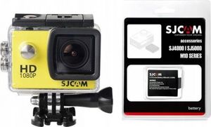 Kamera SJCAM Kamera INTERNETOW SJCAM SJ4000 Żółta + Akumulator 1