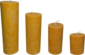Adpal Świeca Pieńkowa Stearynowa - Pomarańcza 20cm uniwersalny 1