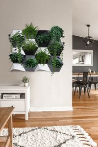 Tajemniczy ogród Doniczka modułowa na ścianę biała uniwersalny 7