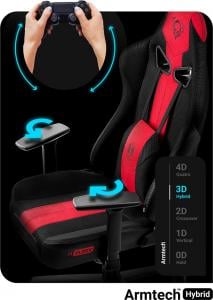 Fotel Diablo Chairs X-PLAYER 2.0 King Size Antracytowo-karmazynowy 12