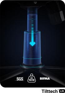 Fotel Diablo Chairs X-PLAYER 2.0 Normal Size Czarno-biały 15