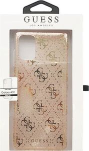 Guess Guess 4G Glitter - Etui Samsung Galaxy A31 (Gold) 4