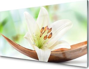 Tulup Panel szklany szkło kuchenny do kuchni Płytka Kwiat Roślina 140x70 cm + KLEJ - 64734050 1