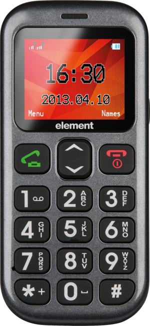 Telefon komórkowy Sencor Element P001S Dual SIM Czarny 1