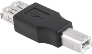 Adapter USB LechPol USB - USB-B Czarny  (ZLA0616) 1