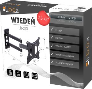 Libox Uchwyt ścienny LB-210 23'' - 42'' 2