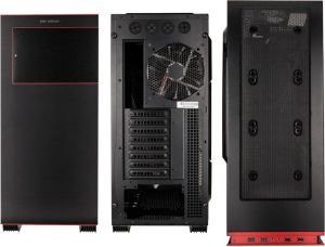 Obudowa In Win 707 USB 3.0 czarno czerwony z oknem (707 black/red) 2