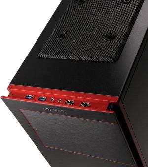 Obudowa In Win 707 USB 3.0 czarno czerwony z oknem (707 black/red) 4