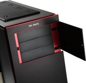 Obudowa In Win 707 USB 3.0 czarno czerwony z oknem (707 black/red) 5