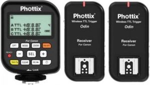 Phottix Odin TTL v1.5 wyzwalacz + 2 odbiorniki do Canon (89062) 1