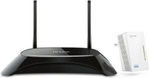 Router TP-Link H5 + AV500 Hybrid WiFi Kit 1