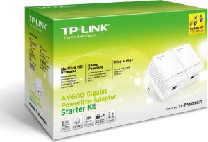 TP-Link Zestaw transmiterów sieciowych AV600, gigabitowe porty Ethernet (TL-PA6010KIT) 3