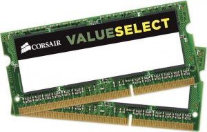 Pamięć do laptopa Corsair Value Select, SODIMM, DDR3L, 8 GB, 1600 MHz, CL11 (CMSO8GX3M2C1600C11) 1