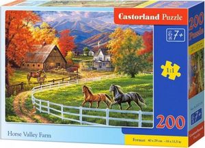 Castorland Puzzle 200 Horse Valley Farm 1