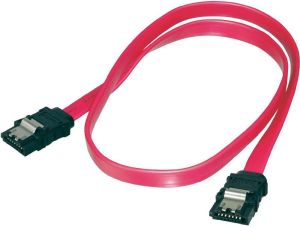 Digitus SATA - SATA, 0.5m, Czerwony (AK-400102-005-R) 1