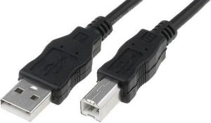 Kabel USB Digitus USB-A - USB-B 3 m Czarny (AK-300105-030-S) 1