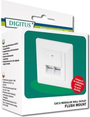 Digitus Gniazdo ścienne RJ-45 3