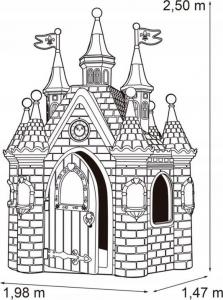 Feber Domek dla dzieci Pałac Kraina Lodu 3