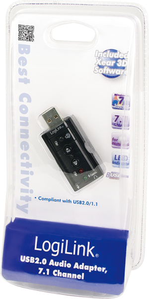 Karta dźwiękowa LogiLink USB 7.1 (UA0078) 2