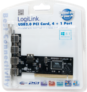 Kontroler LogiLink PCI - 5x USB 2.0 (PC0028) 2