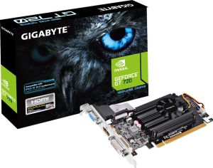 Karta graficzna Gigabyte GeForce GT 720 1GB DDR3 (64 bit) HDMI, DVI, D-Sub (GV-N720D3-1GL) 1