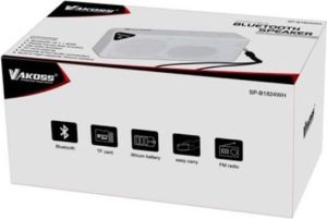 Głośnik Vakoss SP-B1824WH Bezprzewodowy Bluetooth z mikrofonem biały (SP-B1824WH) 2