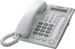 Telefon stacjonarny Panasonic KX-T7730x Biały 2