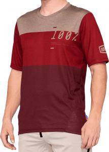 100% Koszulka męska Airmatic Jersey brick dark red r. XL 1