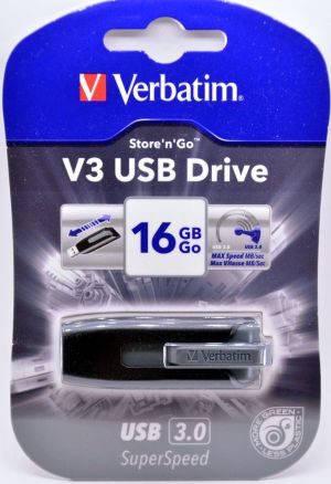 Pendrive Verbatim Store 'n' Go V3, 256 GB  (49168) 3