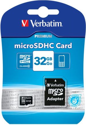 Karta Verbatim Premium MicroSDHC 32 GB Class 10 UHS-I/U1  (44083) 2