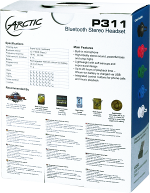 Słuchawki Arctic Headset Arctic P311 BT white (HEASO-ERM42-GBA01) 6