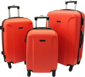 Pellucci Zestaw 3 walizek PELLUCCI RGL 790 Pomarańczowe uniwersalny 1