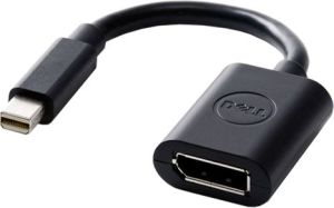 Adapter AV Dell DisplayPort Mini - DisplayPort czarny (470-13627) 1