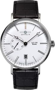 Zegarek Zeppelin męski LZ120 Rome 7104-1 Automatic biały 1