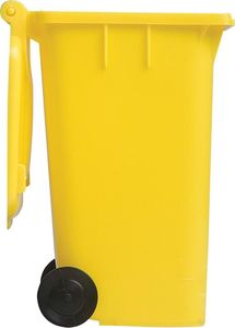 Upominkarnia Pojemnik na długopisy kontener na śmieci  Żółty 1