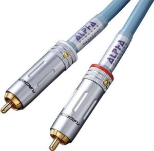 Kabel Furutech ADL RCA (Cinch) x2 - RCA (Cinch) x2 1m niebieski 2