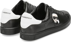 Karl Lagerfeld Buty męskie Kourt czarne r. 42 (KL51209 00X) 2