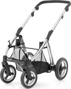 Wózek Oyster Wózek spacerowy Max stelaż lustrzany srebrny 2